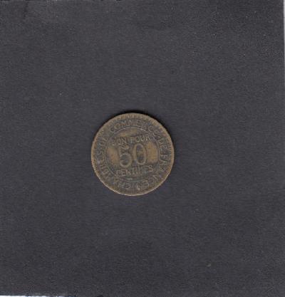 Beschrijving: 50 Centimes MERCURY